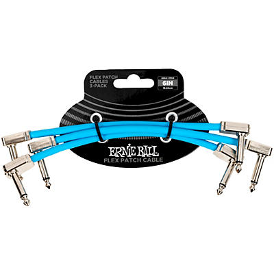 Ernie Ball Flex Patch Cable 3-Pack -