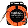 Ernie Ball Flex Straight to Angle Instrument Cable 20 ft. Orange