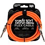 Ernie Ball Flex Straight to Straight Instrument Cable - 10 ft. Orange