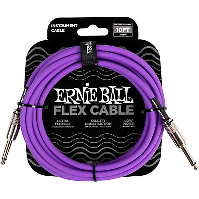 Ernie Ball Flex Straight to Straight Instrument Cable -