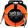 Ernie Ball Flex Straight to Straight Instrument Cable - 20 ft. Orange