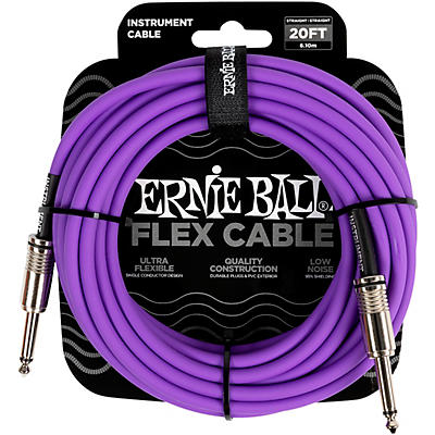 Ernie Ball Flex Straight to Straight Instrument Cable -