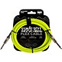 Ernie Ball Flex Straight to Straight Instrument Cable 10 ft. Green