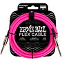 Ernie Ball Flex Straight to Straight Instrument Cable 10 ft. Pink