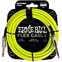 Ernie Ball Flex Straight to Straight Instrument Cable 20 ft. Green