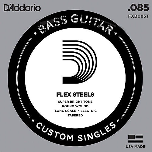 FlexSteel Long Scale Tapered Single Bass Guitar String (.085)