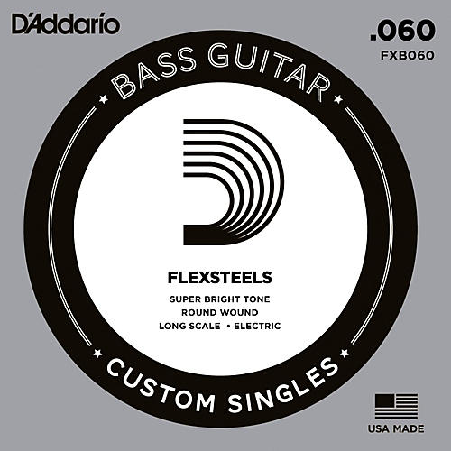 FlexSteels Long Scale Bass Guitar Single String (.060)