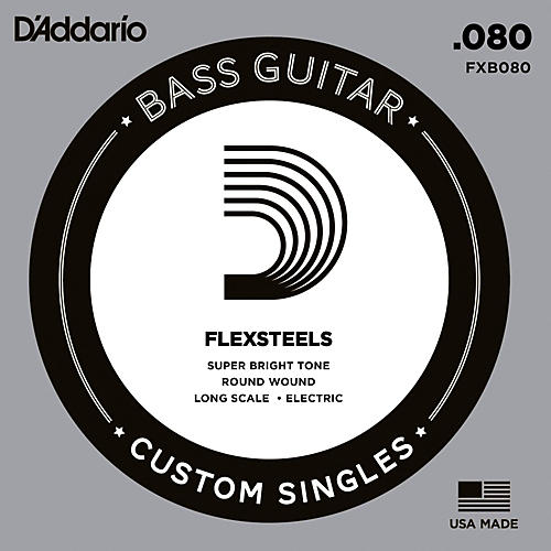 FlexSteels Long Scale Bass Guitar Single String (.080)