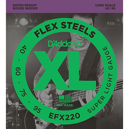 Flexsteels Long Scale Bass Guitar Strings (40-95)