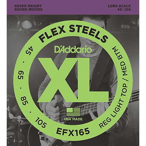 Flexsteels Long Scale Bass Guitar Strings (45-105)