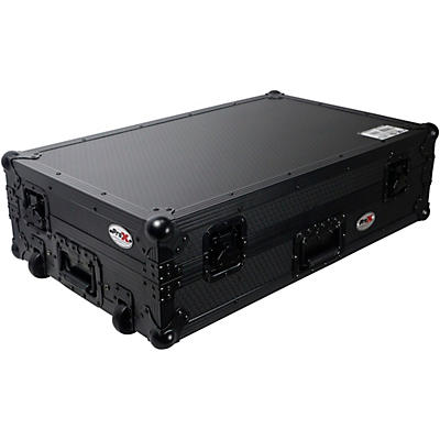 ProX Truss Flight Case For RANE ONE Dj Controller W-Sliding Laptop Shelf & Wheels| Black on Black