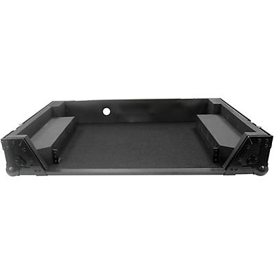 ProX Flight Case for RANE ONE MKII DJ Controller with 1U Rack and Wheels - Black/Black
