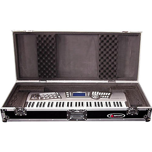 Odyssey Flight Zone: Keyboard case for 61 note keyboards with wheels Condition 1 - Mint