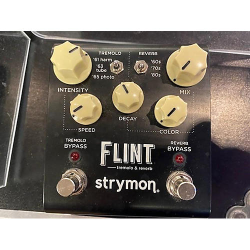 Flint Tremolo And Reverb Effect Pedal