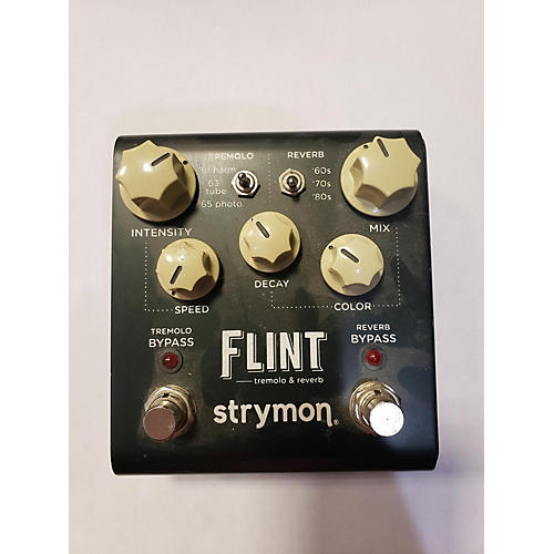 Flint Tremolo And Reverb Effect Pedal