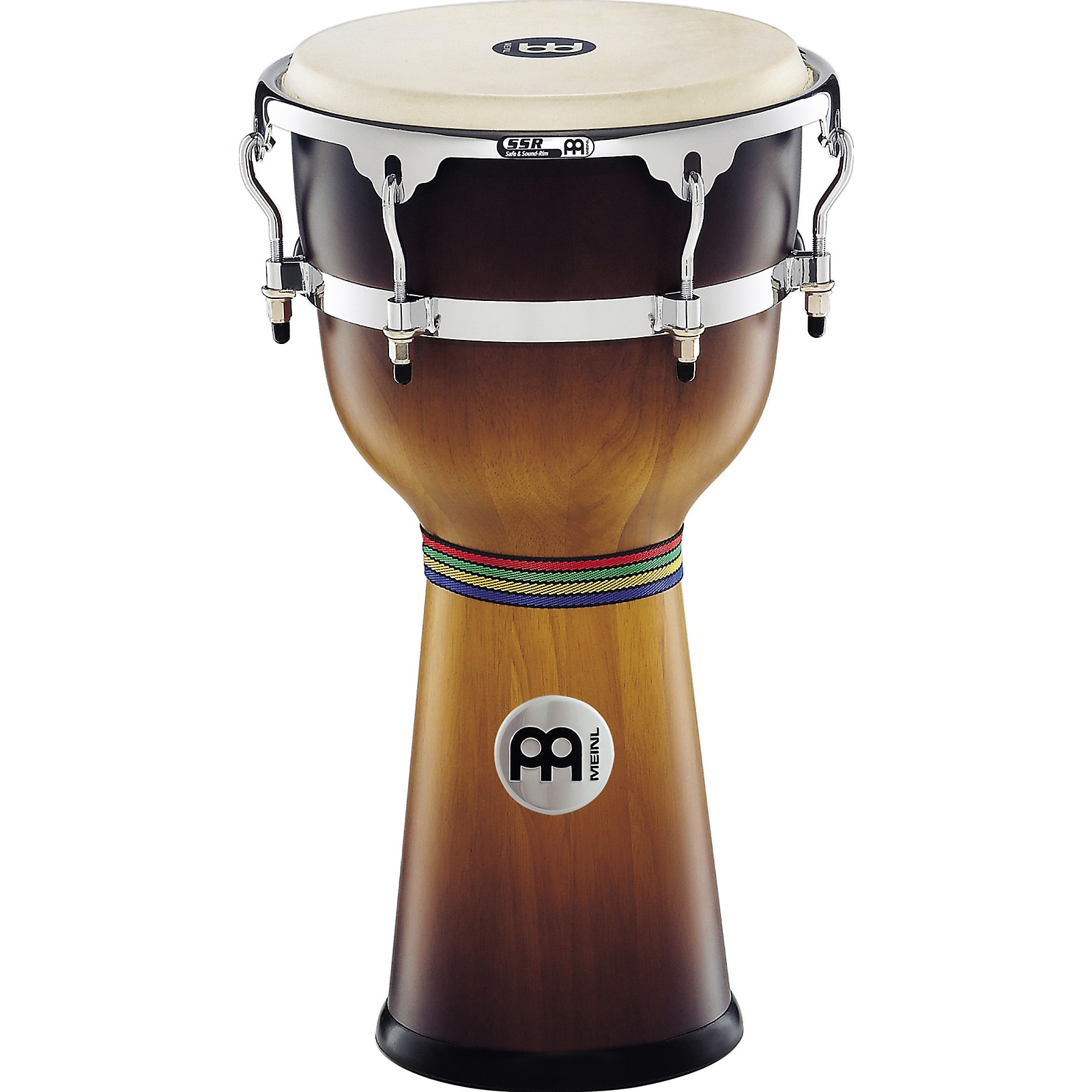 Meinl Floatune Wood Djembe Gold Amber Sunburst 12 In Musician's Friend