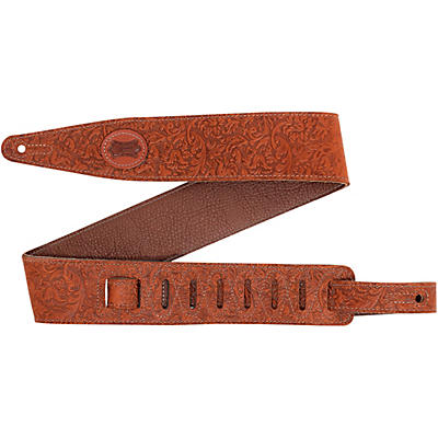 Levy's Florentine Deluxe 2.5" Leather Guitar Strap -