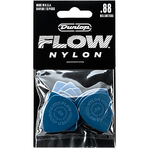 Dunlop Flow Nylon Guitar Picks .88 mm 12 Pack