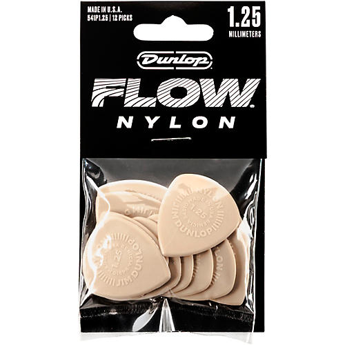 Dunlop Flow Nylon Guitar Picks 1.25 mm 12 Pack