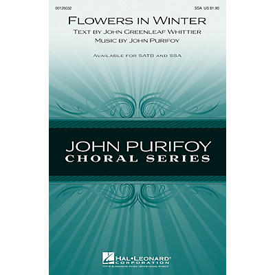 Hal Leonard Flowers in Winter SSA composed by John Purifoy