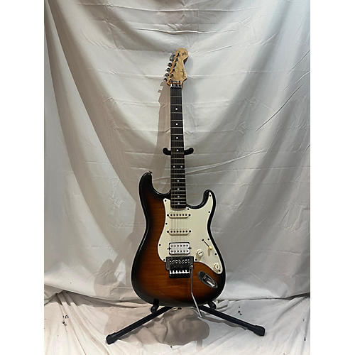 Squier Floyd Rose Series Strat Solid Body Electric Guitar 2 Tone Sunburst