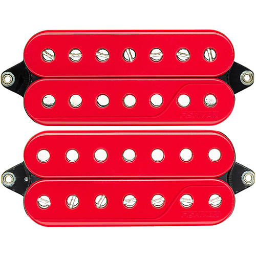 Fishman Fluence Classic Humbucker Open Core 7-String Pickup Red Set