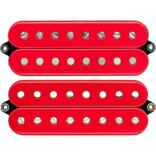 Fishman Fluence Classic Humbucker Open Core 8-String Pickup Red Set