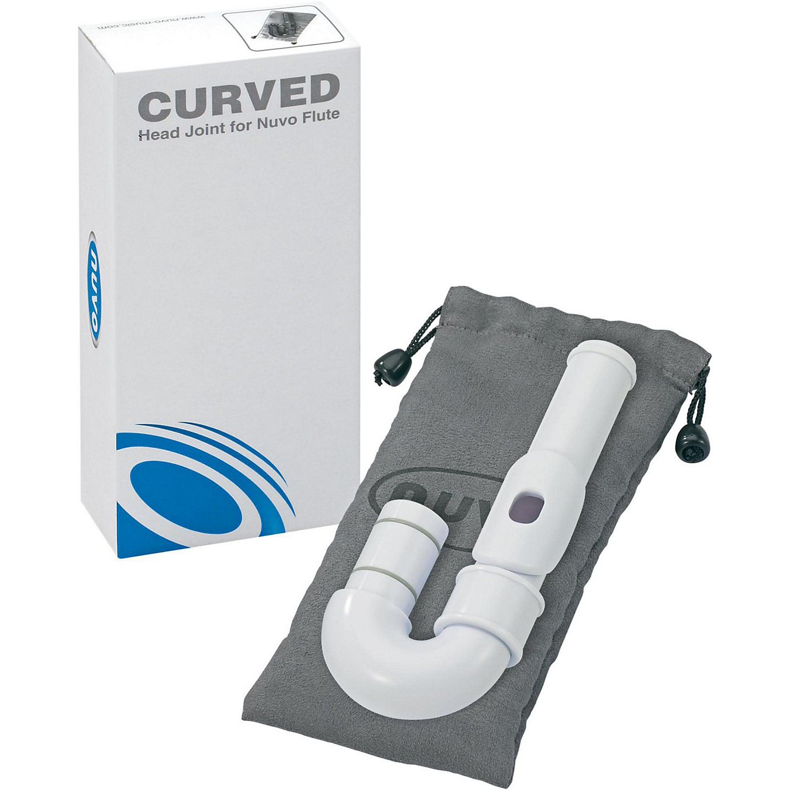 Nuvo Flute Curved Head Joint White Musician's Friend