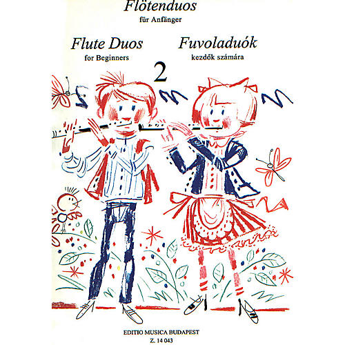 Editio Musica Budapest Flute Duos for Beginners - Volume 2 EMB Series