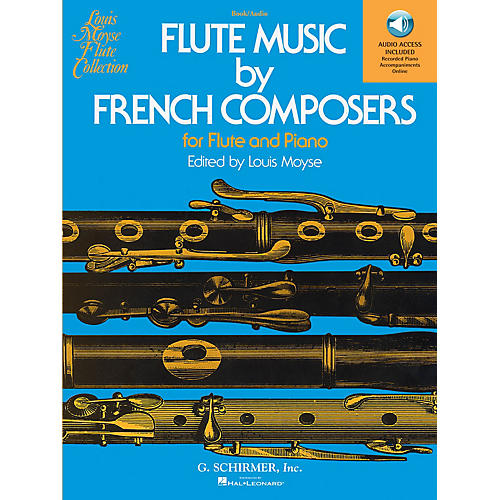 G. Schirmer Flute Music by French Composers for Flute and Piano - (Book/Online Audio)