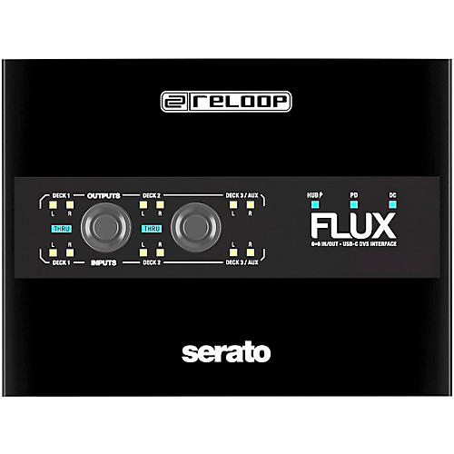 Reloop Flux 6x6 In/Out USB-C DVS Interface for Serato DJ Pro Condition 1 - Mint  Black