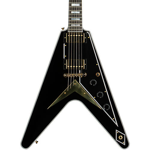 Gibson Custom Flying V Custom Electric Guitar Ebony