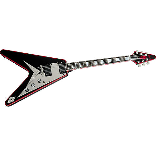 Flying V Custom with EMG's Metallic Black one of a kind electric guitar