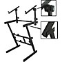 Open-Box On-Stage Folding Heavy-Duty Dual-Tier Z Stand Condition 1 - Mint
