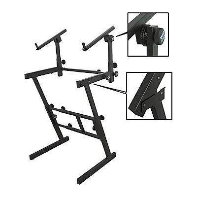 On-Stage Stands Folding Heavy-Duty Dual-Tier Z Stand