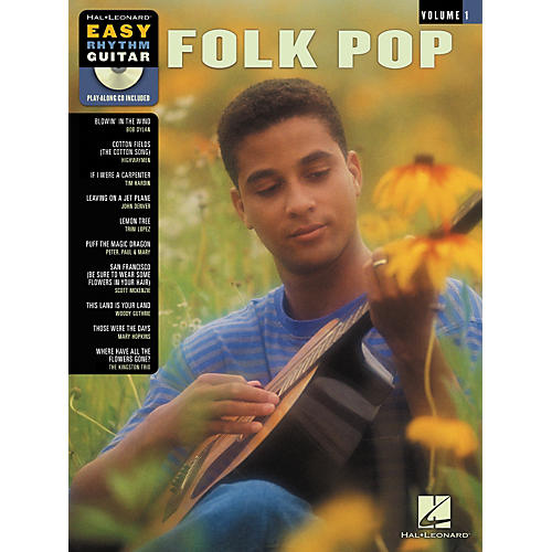 Folk Pop Easy Rhythm Guitar Volume 1 (Book/CD)