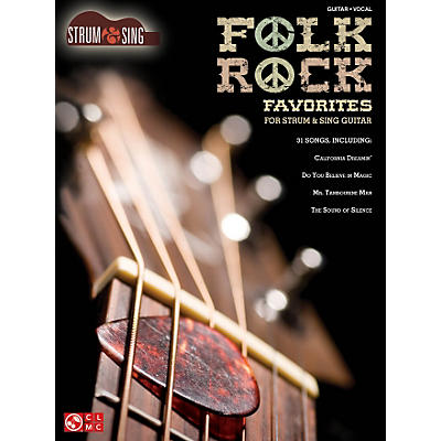 Hal Leonard Folk/Rock Favorites - Strum & Sing Series for easy guitar