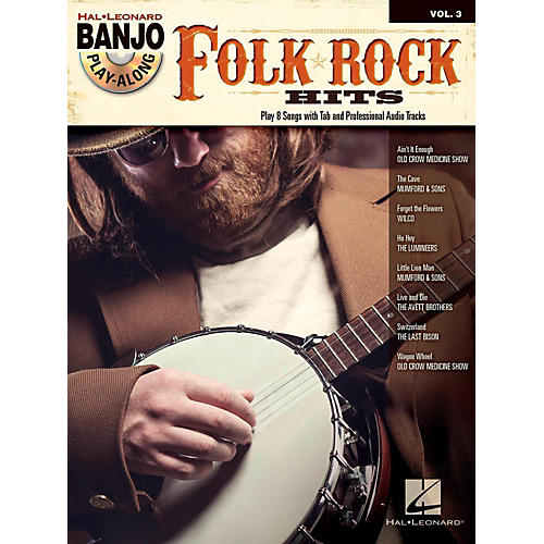 Hal Leonard Folk/Rock Hits Banjo Play-Along Volume 3 Book/CD