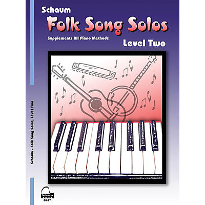 SCHAUM Folk Song Solos (Level 2) Educational Piano Book (Level Late Elem)