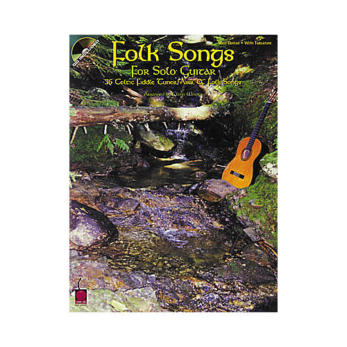 Cherry Lane Folk Songs for Solo Guitar Songbook with CD