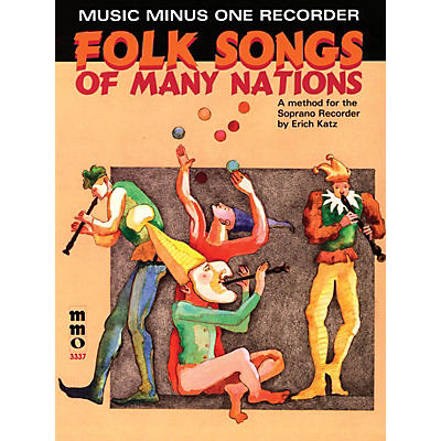 Music Minus One Folk Songs of Many Nations (Music Minus One Recorder) Music Minus One Series Softcover with CD