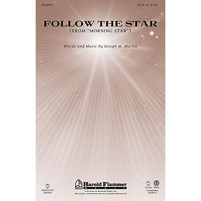 Shawnee Press Follow the Star (from Morning Star) Studiotrax CD Composed by Joseph M. Martin