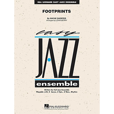 Hal Leonard Footprints Jazz Band Level 2 by Wayne Shorter Arranged by John Berry