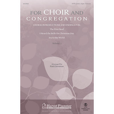 Shawnee Press For Choir and Congregation, Vol. 3 SATB, PIANO AND ORGAN arranged by Patti Drennan