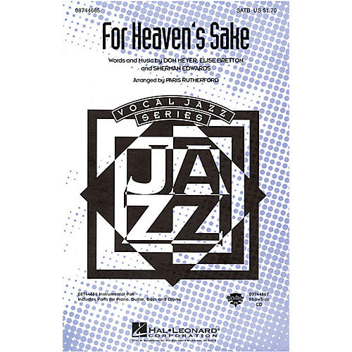 Hal Leonard For Heaven's Sake SATB arranged by Paris Rutherford