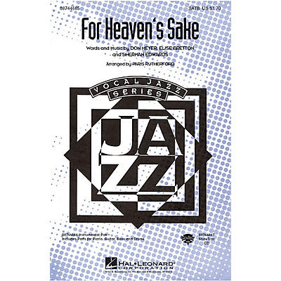 Hal Leonard For Heaven's Sake ShowTrax CD Arranged by Paris Rutherford