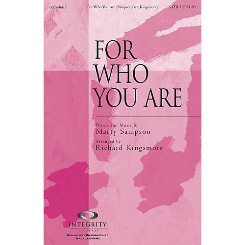 For Who You Are Orchestra Arranged by Richard Kingsmore