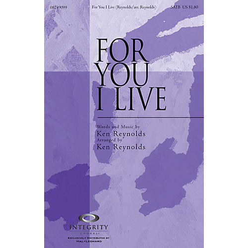 For You I Live SPLIT TRAX Arranged by Ken Reynolds