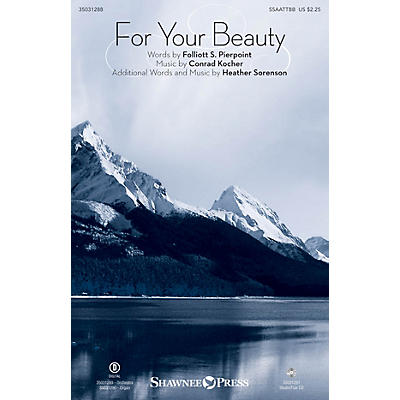 Shawnee Press For Your Beauty Studiotrax CD Arranged by Heather Sorenson