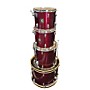 Used Sonor Force 1003 Drum Kit Candy Apple Red